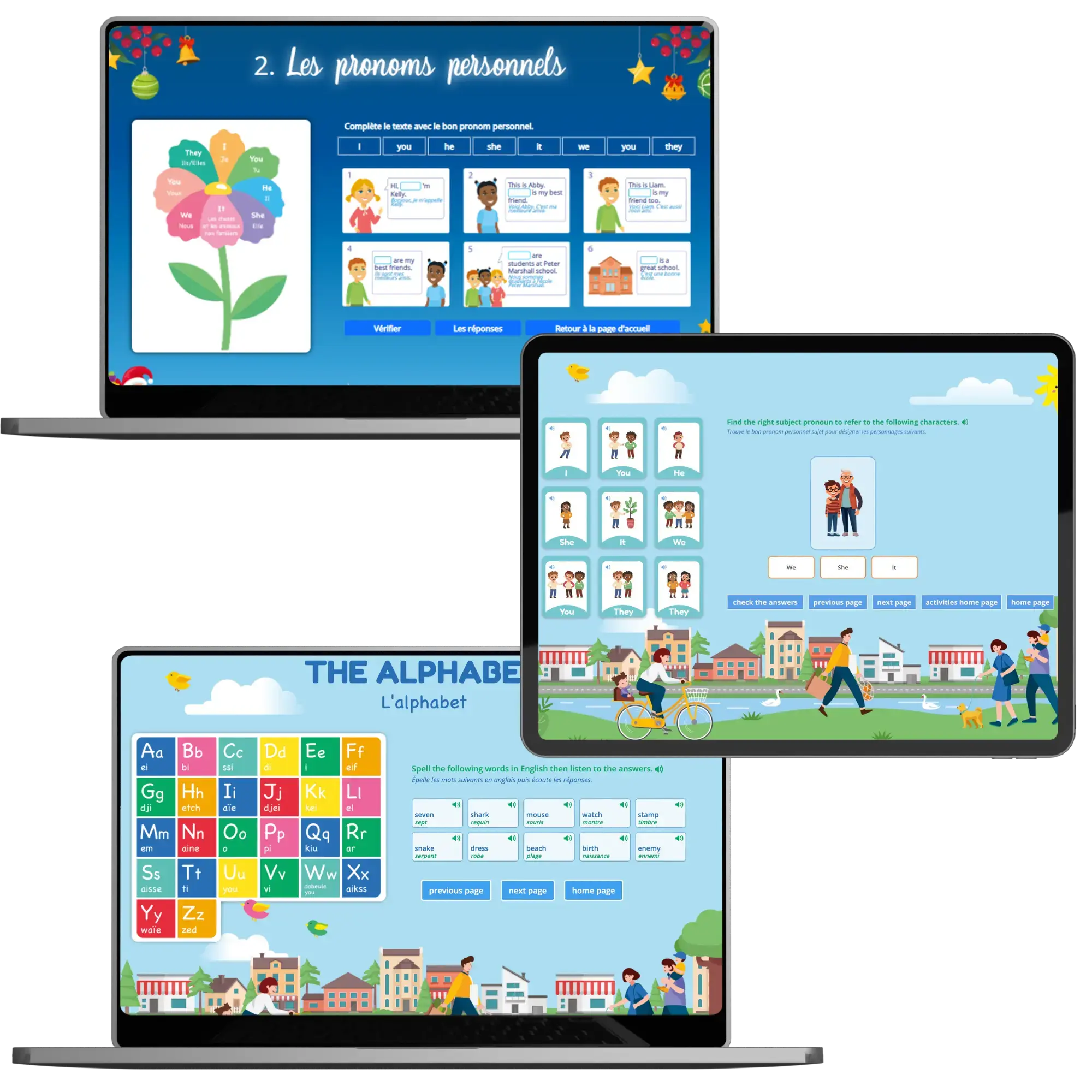 Educational language game — 1 / 2