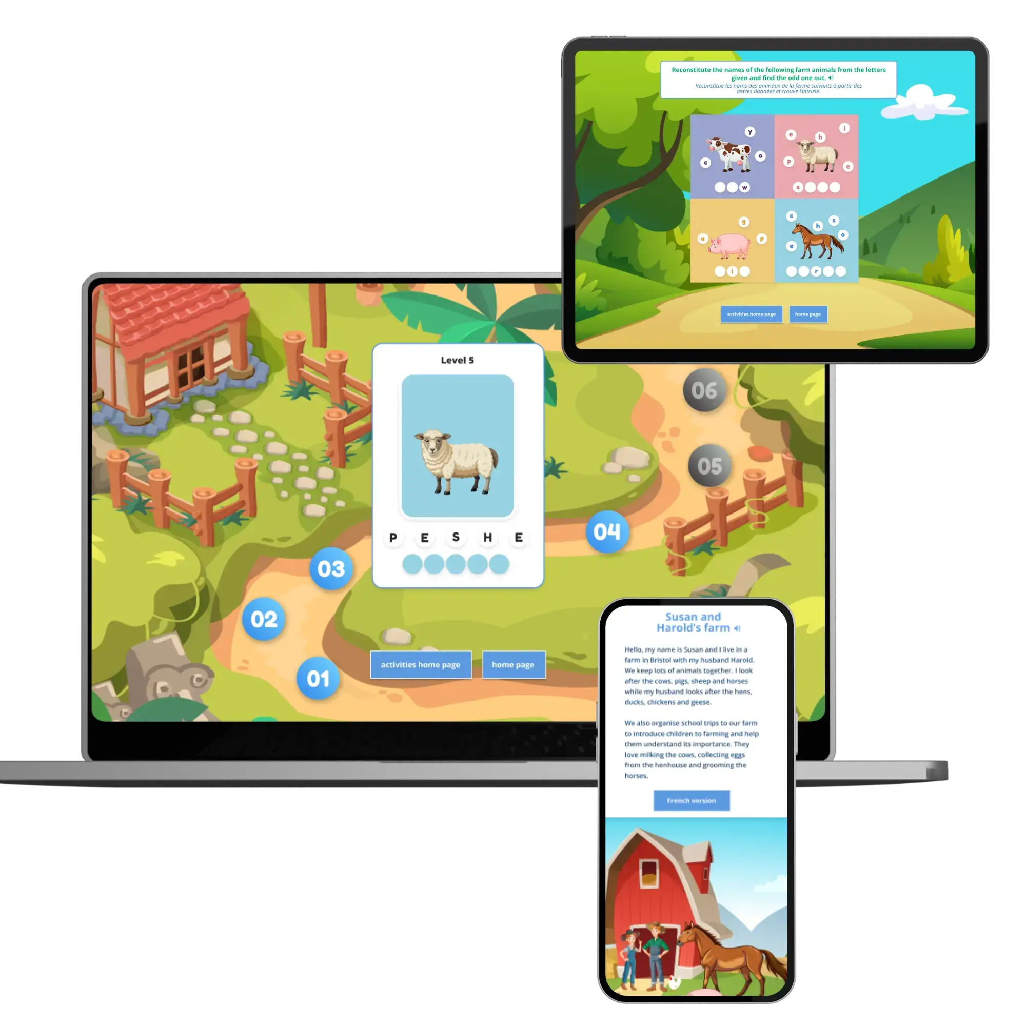 Educational language game — 2 / 2