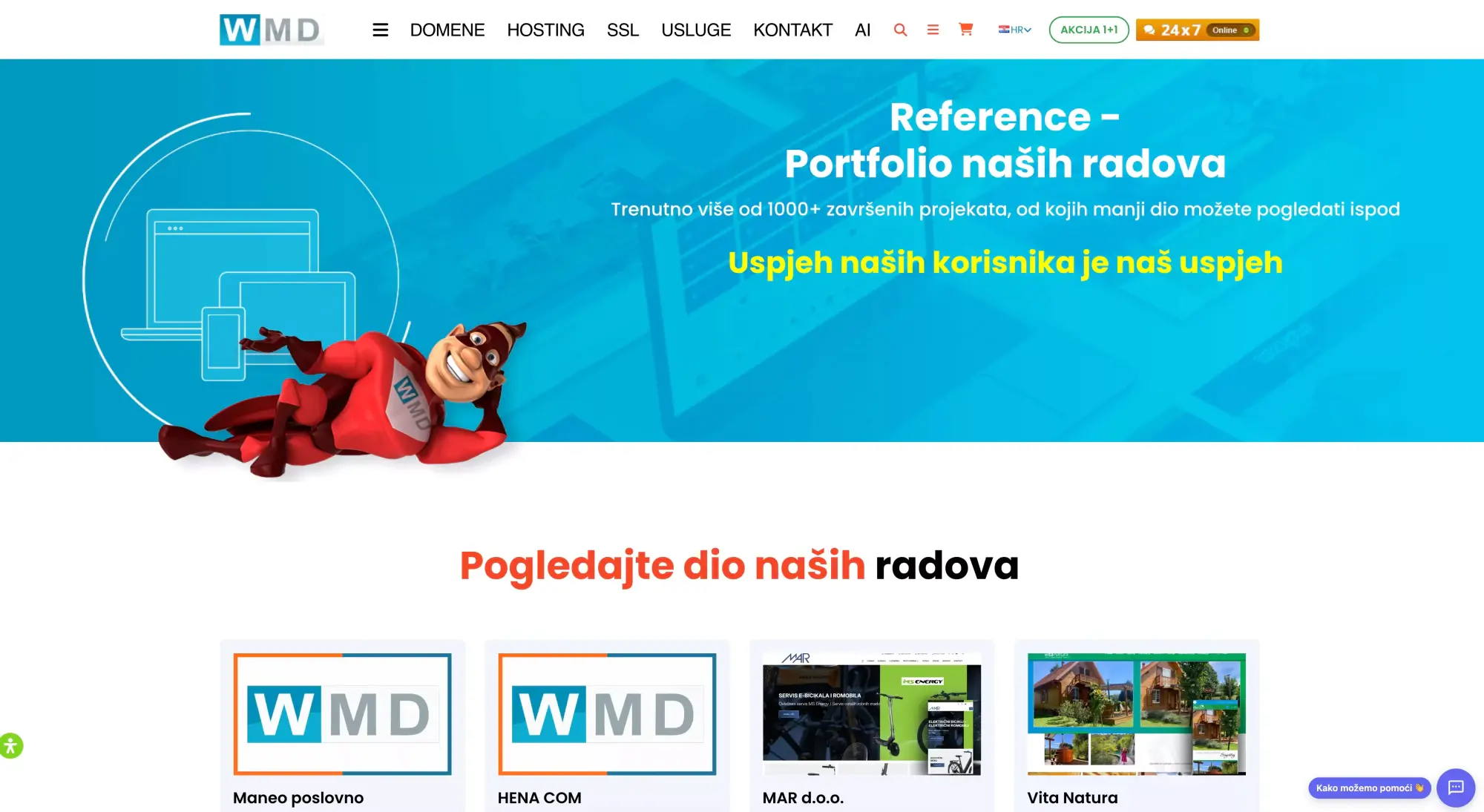 Portfolio frontend razvoja
