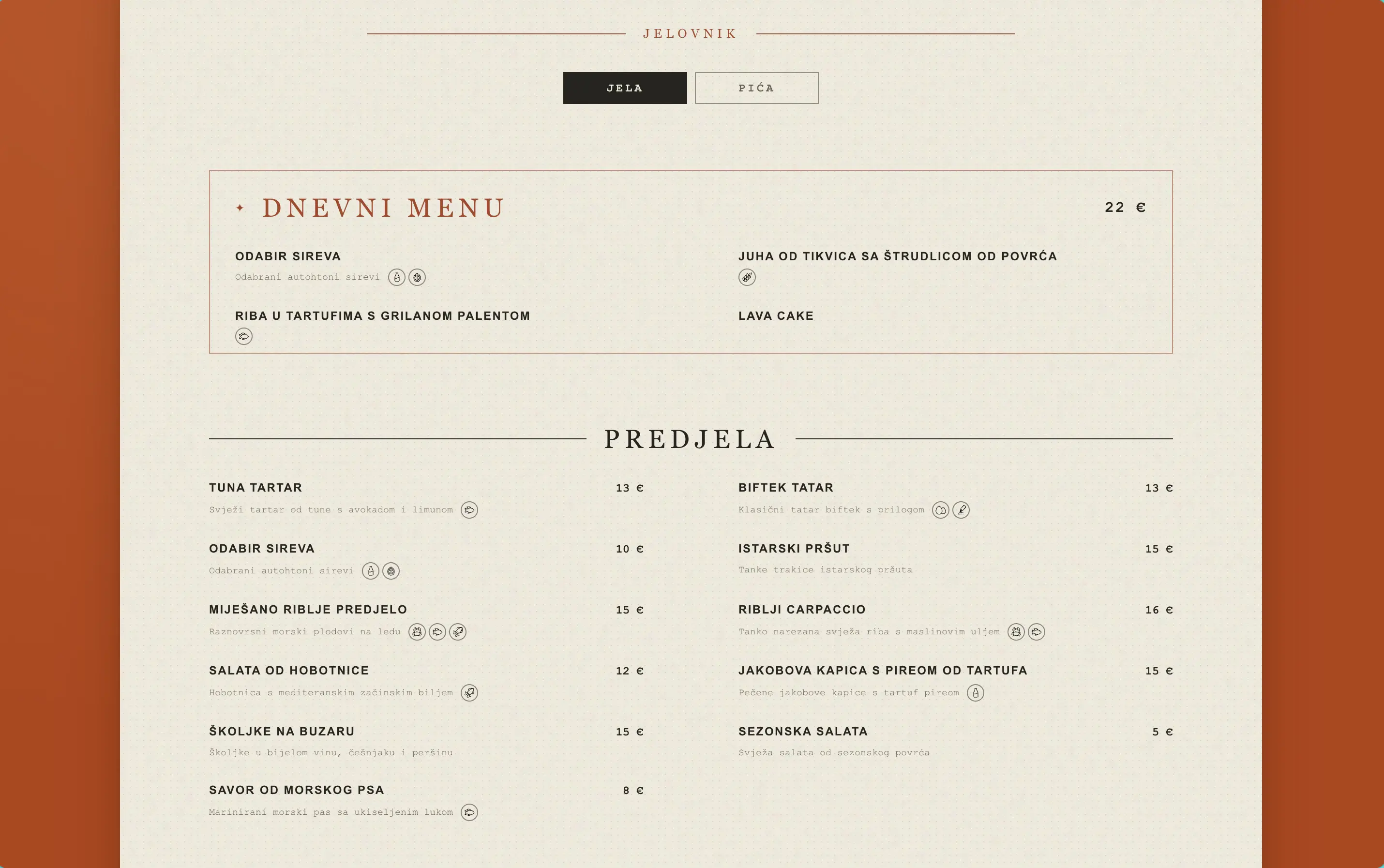 Web aplikacija za upravljanje restoranom — 5 / 5